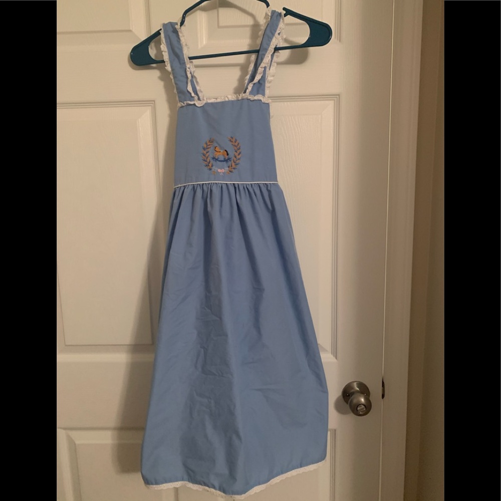 EUC Bubble Bee horse embroidered dress size 12